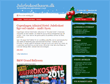 Tablet Screenshot of julefrokostbasen.dk